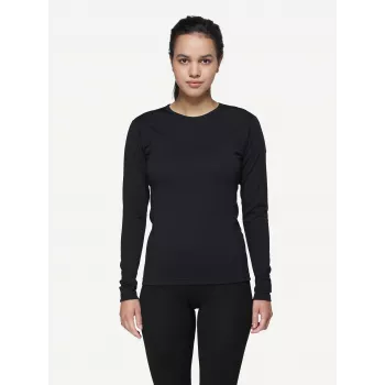 Devold Breeze Merino 150 majica za ženske - črna, velikost S