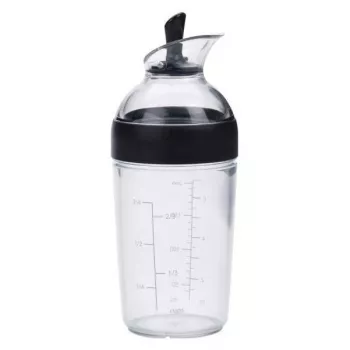 Stresalnik za solatne prelive OXO Good Grips 236ml, črn