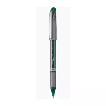 Pentel EnerGel-X gel pero na potiskanje - zeleno črnilo - konica 0,5 mm - črta 0,25 mm - sivo ohišje