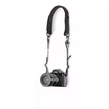 Manfrotto Pro Light Camera Strap PL s sistemom za hitro sprostitev, črn