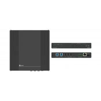 Kramer Electronics SWT3-41-U 4x1 USB 3.2 gostiteljsko stikalo PoE z upravljanjem za 4 naprave - 10 Gbps - Power over Ethernet