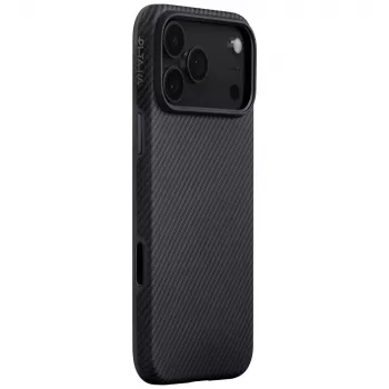 PITAKA Aramid UltraGuard MagSafe ovitek za iPhone 17 Pro Max črno-siv