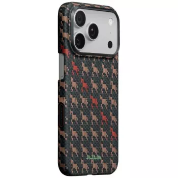 PITAKA Edge ovitek Happiness Rides In za iPhone 17 Pro, Ebon Kylin