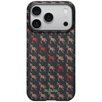 PITAKA Edge ovitek Happiness Rides In za iPhone 17 Pro, Ebon Kylin