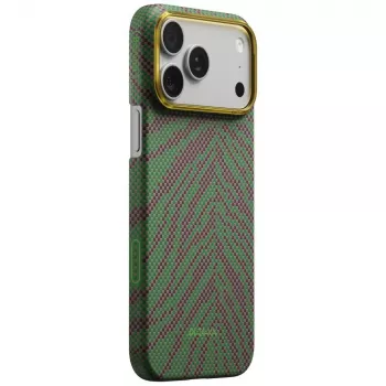 PITAKA Edge ovitek Breath of Veins za iPhone 17 Pro Max - Sprout Surge