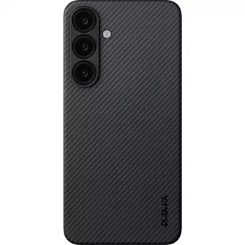 PITAKA Ultra-Slim ovitek za Samsung Galaxy S25+ črno-siv Twill