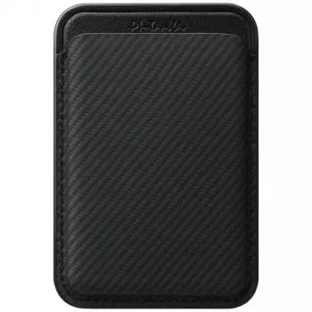 PITAKA Woven denarnica MagSafe magnetna denarnica za iPhone, črno-siva