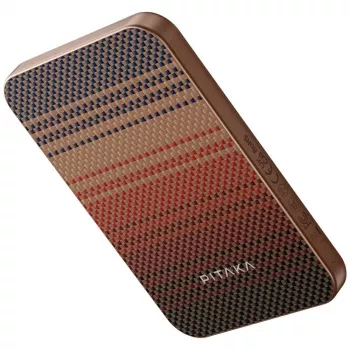 PITAKA Aramid Fiber 5000 mAh Qi2 MagSafe prenosna baterija Sunset