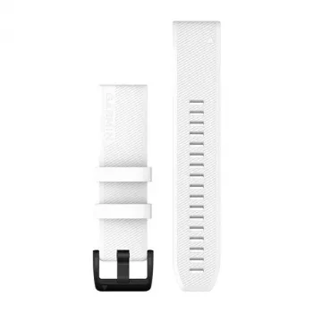 Garmin QuickFit 22mm silikonski pas bel z zaponko iz črnega nerjavno jeklo 010-12901-01