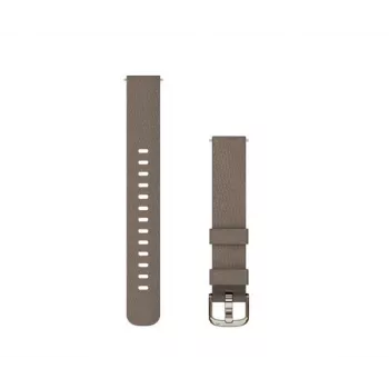 Garmin 14 mm tkani pas za uro za Lily 2, Coffee s kremno zlato zaponko (010-13302-10)