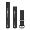 Garmin silikonski pašček za uro 20 mm Quick Release črn 010-12932-30