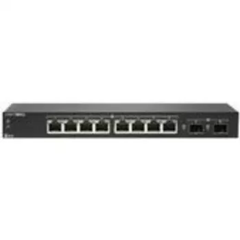 SonicWALL SWS12-8 upravljano stikalo - 8 x Gigabit + 2 x SFP