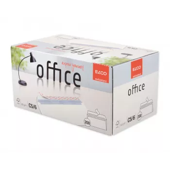 ELCO Office ovojnica C5/6 (114 x 229 mm), brez okna, samolepilna, 80 g/m², bela, 200 kosov (74532.12)