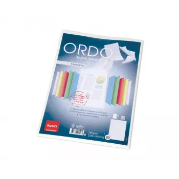 ELCO Ordo prozorna organizacijska mapa A4, 220 x 310 mm, 80 g/m², bela, 10 kosov (73696.14)