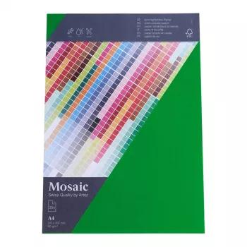 Artoz Papier Mosaic pisemski papir jabolčno zelen DIN A4 90 g/m² 25 listov