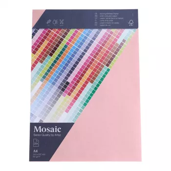 Artoz Papier mozaični pisalni papir roza A4 90 g/m² 25 listov