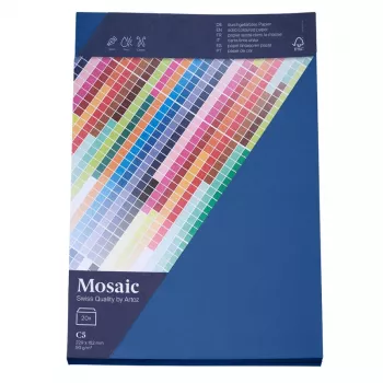 Artoz Papier Mosaic ovojnice DIN C5 brez okna mornarsko modre mokro lepljive 20 kosov
