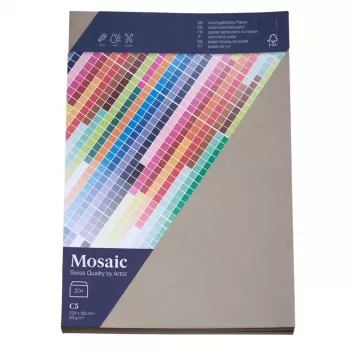 Artoz Papier Mosaic ovojnice DIN C5 brez okna, cement, mokro lepljive, 20 kosov (9439420-217)