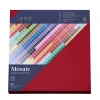 Artoz Papier Mosaic kvadratne ovojnice vinsko rdeče mokro lepljive 20 kosov (9445420-487)