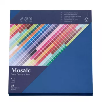 Artoz Papier Mosaic kvadratne ovojnice mornarsko modre gumirane 20 kosov