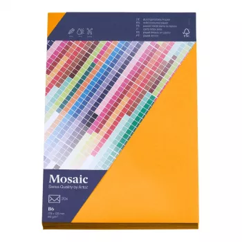 Artoz Papier Mosaic ovojnice DIN B6 brez okna papaja mokro lepljive 20 kosov