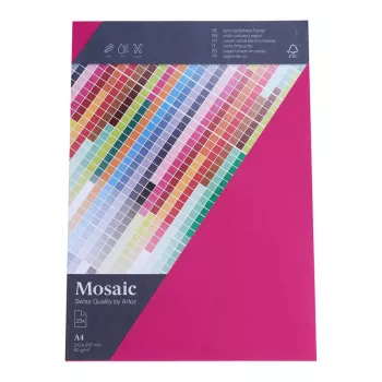 Artoz Papier Mosaic pisemski papir fuksija A4 90 g/m² 25 listov