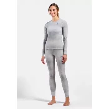 Odlo Active Warm X Pow BL spodnje hlače dolge - srebrno sive, velikost S