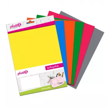 Plottix PremiumFlex folija za toplotni prenos 6 listov mešanih barv flex folija 20,0 cm x 30,0 cm