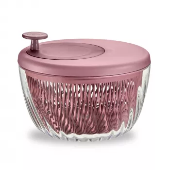 Guzzini Spin&Store ožemalnik za solato, Mauve Red, 4,5 L
