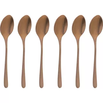 Sambonet Taste PVD set 6 žličk za espresso starinski baker