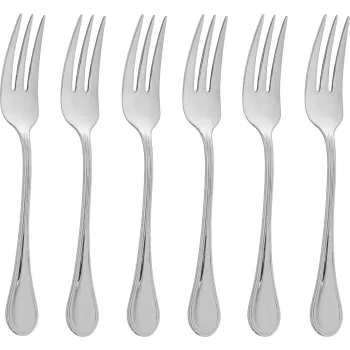 Sambonet Royal Inox set 6 vilic za torto - darilna škatla