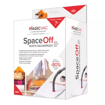 MagicVac komplet vakuumskih vreč za oblačila Space-Off 6-delni