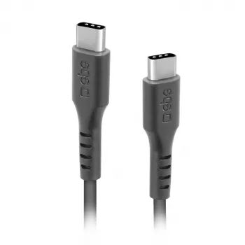 SBS TECABLETCC3M kabel USB-C na USB-C 3m črn