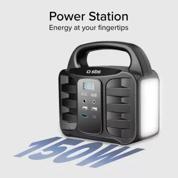 SBS prenosna električna postaja 150W Fast Charge črna (TEPOWST150W)