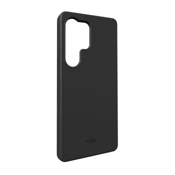 Puro Icon Mag zadnji ovitek za Samsung Galaxy S25 Ultra, črn, TPU/silikon, združljiv z MagSafe