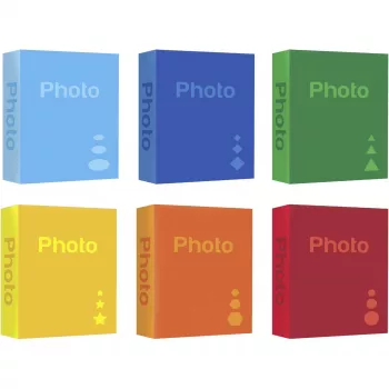 ZEP Basic Plain različne barve 13x19 cm album z 300 žepi BS57300