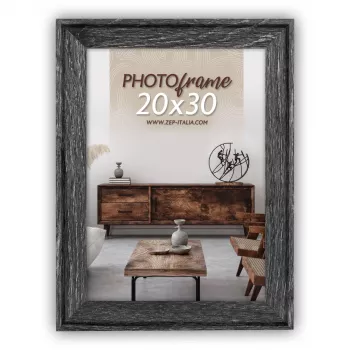 ZEP Torino črn lesen okvir za fotografije 15x20 cm RT268L