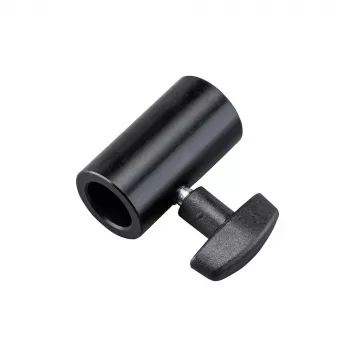 Manfrotto adapter 5/8 inch ženski na 25mm moški zatič - srebrn