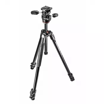 Manfrotto serija 290 MK290XTA3-3W stativ s 3-smerno glavo (črn)