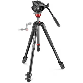 Manfrotto 190 video komplet stativa s tekočinsko glavo 500AH