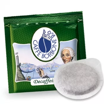 Caffè Borbone Miscela Decaffeinata 44mm ESE sistem kavne blazinice, 50 kosov x 7,2 g