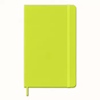 Moleskine Classic beležnica s trdimi platnicami A5, črtana, mirta zelena, 240 strani