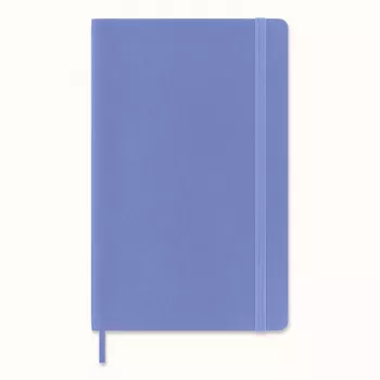 Moleskine Classic beležnica Large A5, črtana, modra hortenzija, mehke platnice