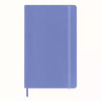 Moleskine Classic beležnica Large A5, črtana, modra hortenzija, mehke platnice