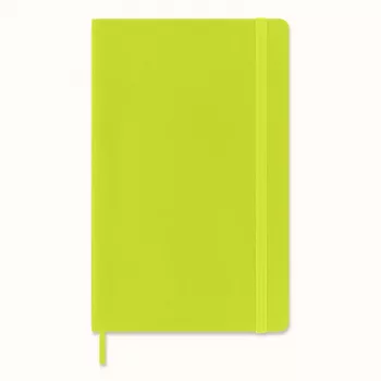 Moleskine Classic beležnica Large, črtana, mirta zelena, upogljive platnice A5
