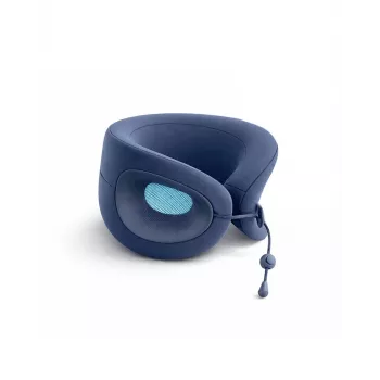 Cabeau Evolution X potovalna blazina za vrat - Sapphire Dark Blue/svetlo modra