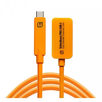 Tether Tools TetherBoost Pro USB-C oranžen 4,6m