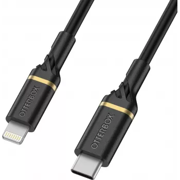 OtterBox Standard kabel USB-C na Lightning 1m Black Shimmer, MFi, 60W PD