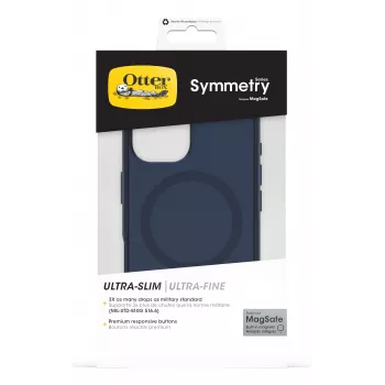 OtterBox Symmetry Clear MagSafe ovitek za iPhone 16, Blue Bear (moder)