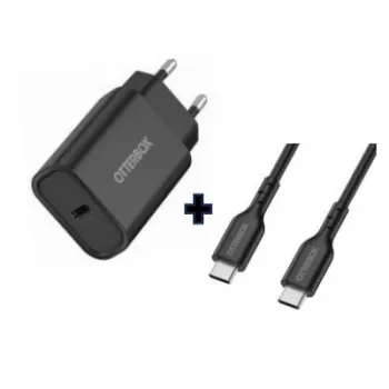OtterBox EU stenski polnilnik USB-C 30W s kompletom kabla USB-C na USB-C
